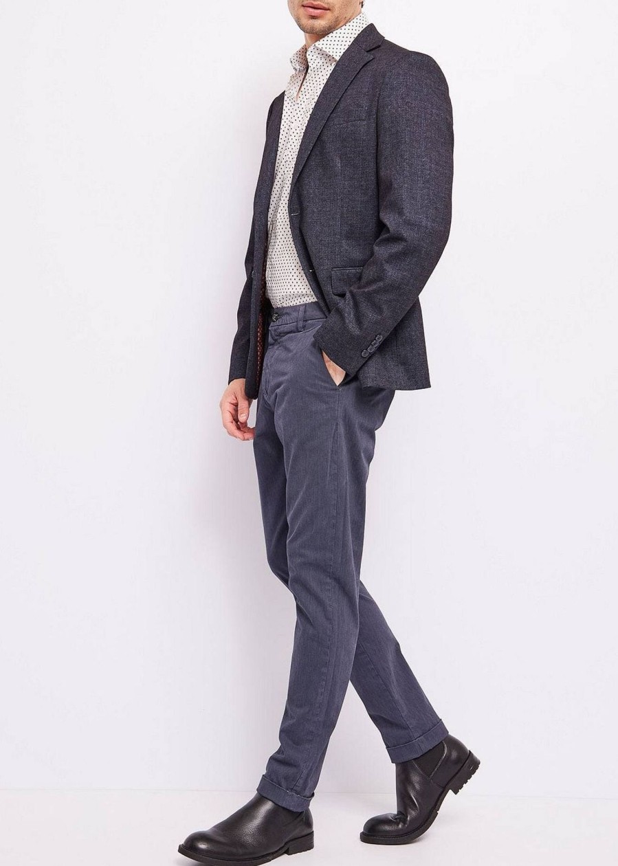 Uomo GAUDI' Pantaloni | Pantalone In Twill Stretch