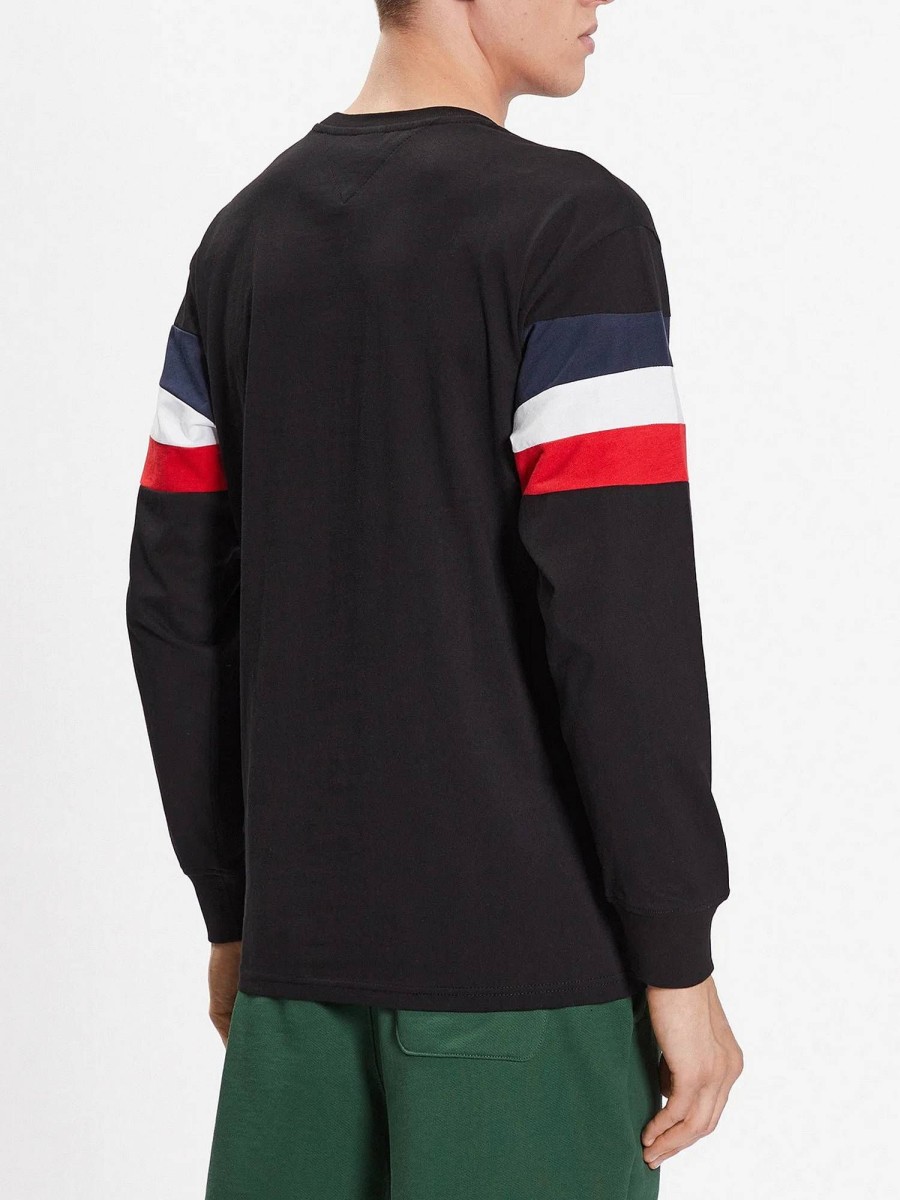 Uomo TOMMY HILFIGER T-Shirts | Tjm Rlx Colorblock L/S Tee - Maglia Con Logo