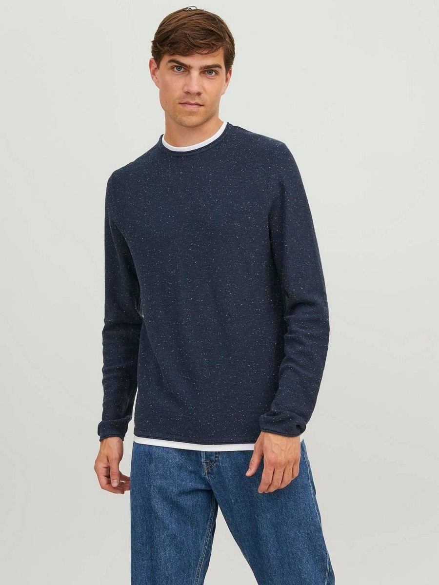 Uomo JACK & JONES Maglieria | Jortwinn Knit Crew Neck Sn - Maglia Girocollo