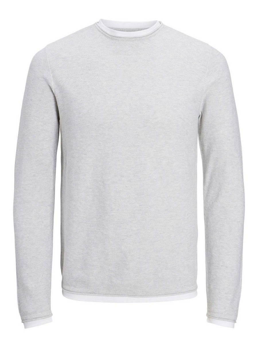 Uomo JACK & JONES Maglieria | Jortwinn Knit Crew Neck Sn - Maglia Girocollo