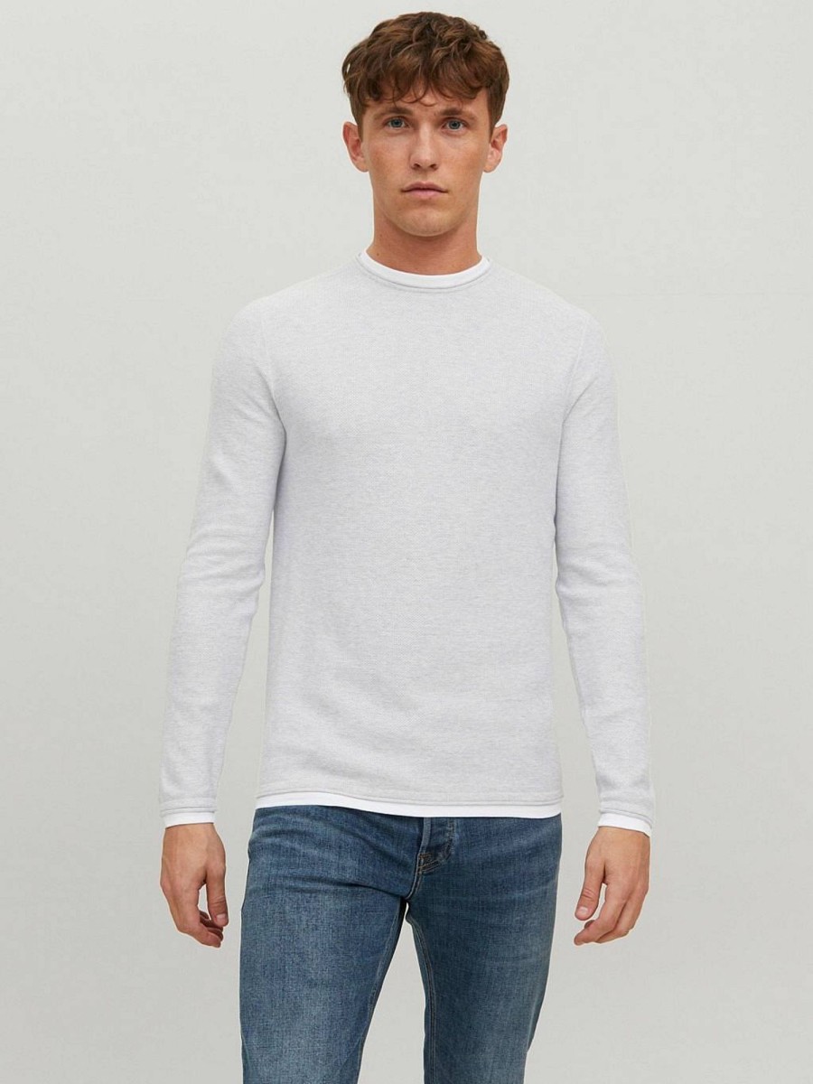 Uomo JACK & JONES Maglieria | Jortwinn Knit Crew Neck Sn - Maglia Girocollo