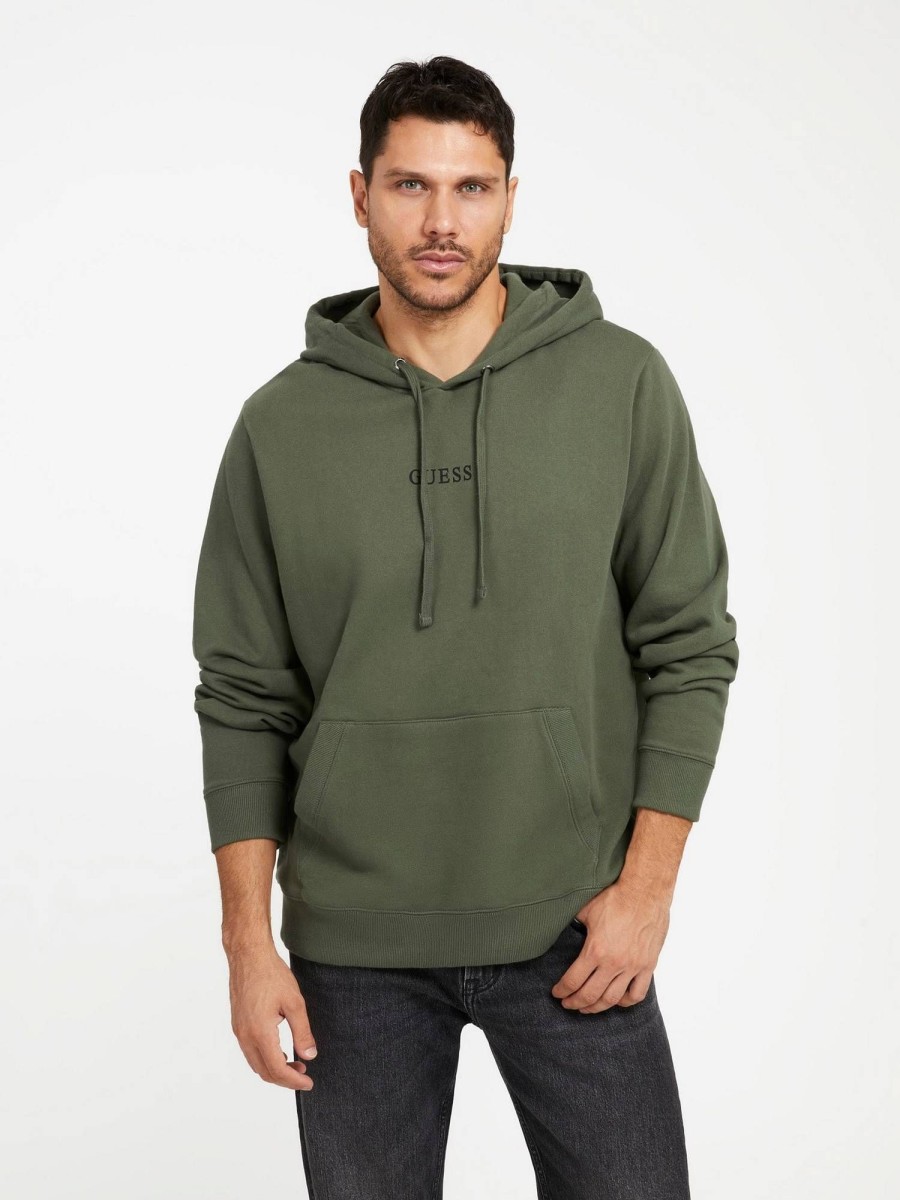 Uomo GUESS Felpe | Roy Guess Hoodie - Felpa Con Cappuccio