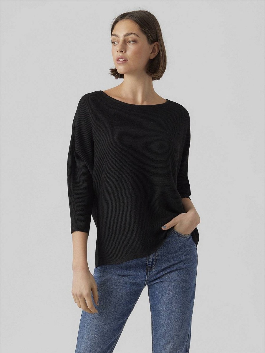 Donna VERO MODA Pullover E Cardigan | Vmnora 3/4 Boatneck Blouse - Pullover