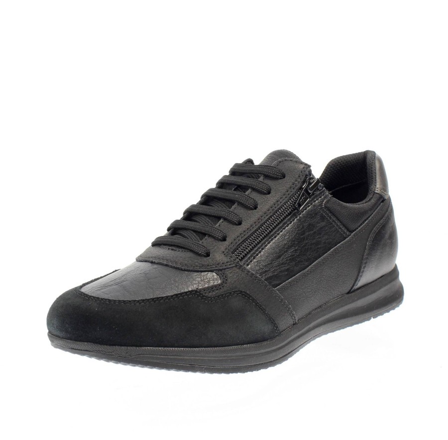 Uomo GEOX Sneakers | Avery - Sneakers Traspiranti In Pelle