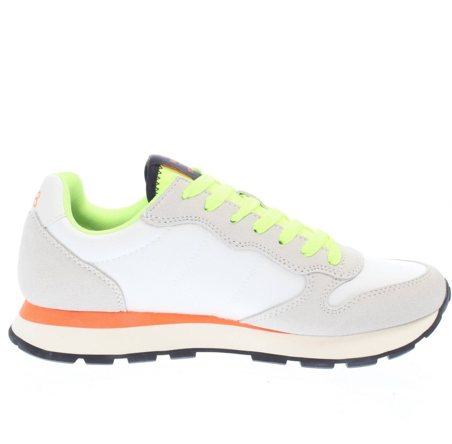 Uomo SUN 68 Sneakers | Tom Solid Fluo