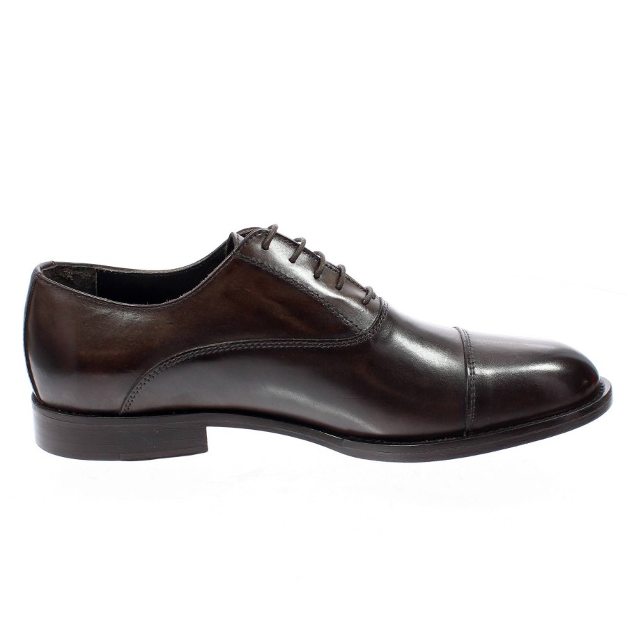 Uomo GIANNI RUSSO Stringate | Stringate Oxford Puntina In Pelle