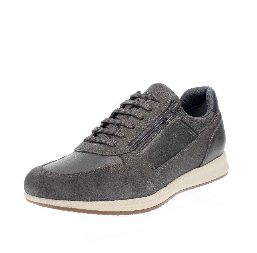 Uomo GEOX Sneakers | Avery - Sneakers Traspiranti In Pelle