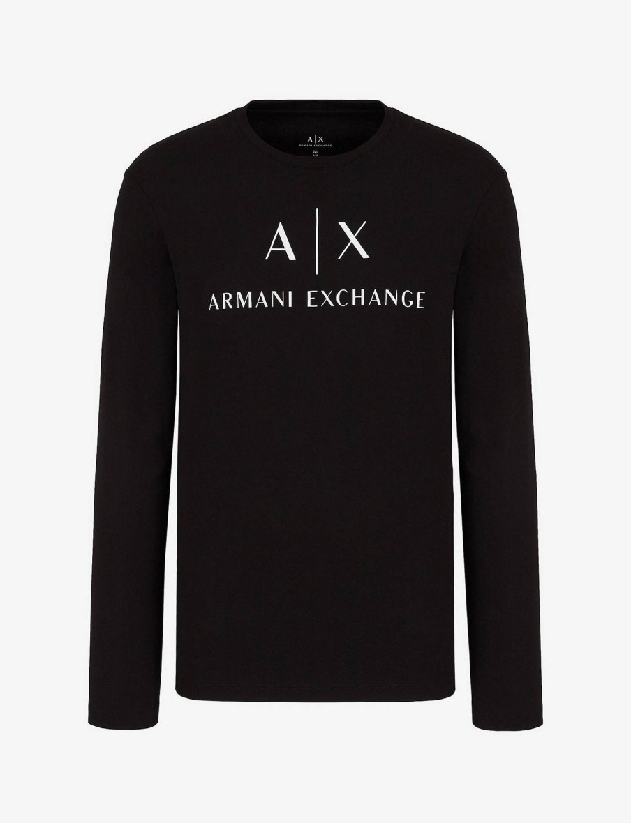 Uomo ARMANI EXCHANGE T-Shirts | T-Shirt Manica Lunga Slim Fit