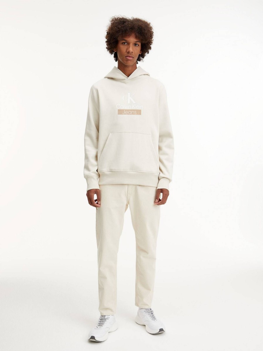 Uomo CALVIN KLEIN JEANS Felpe | Stacked Archival Hoody - Felpa Con Logo