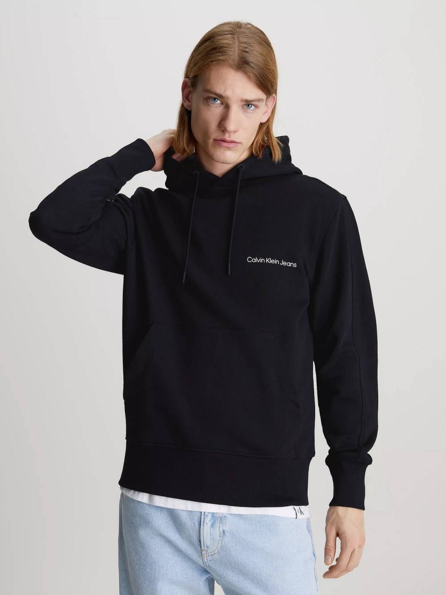 Uomo CALVIN KLEIN JEANS Felpe | Istitutional Hoodie - Felpa Con Logo