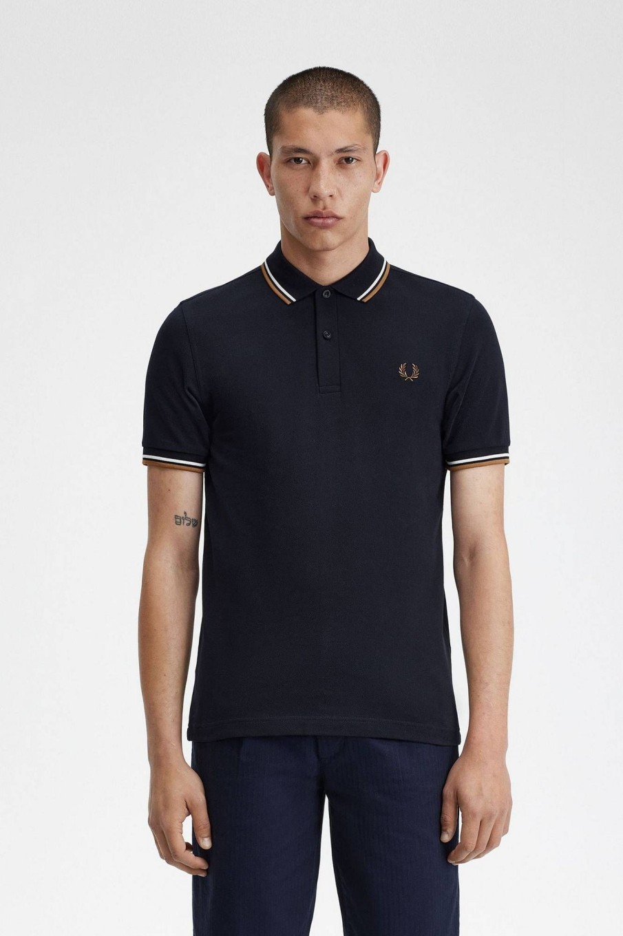 Uomo FRED PERRY Polo | Polo Manica Corta Slim Fit