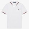 Uomo FRED PERRY Polo | Polo Manica Corta Slim Fit