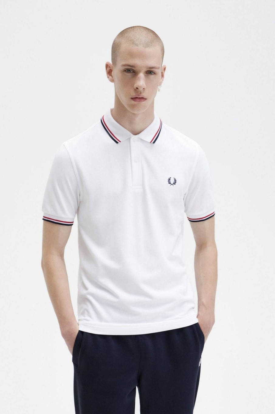 Uomo FRED PERRY Polo | Polo Manica Corta Slim Fit