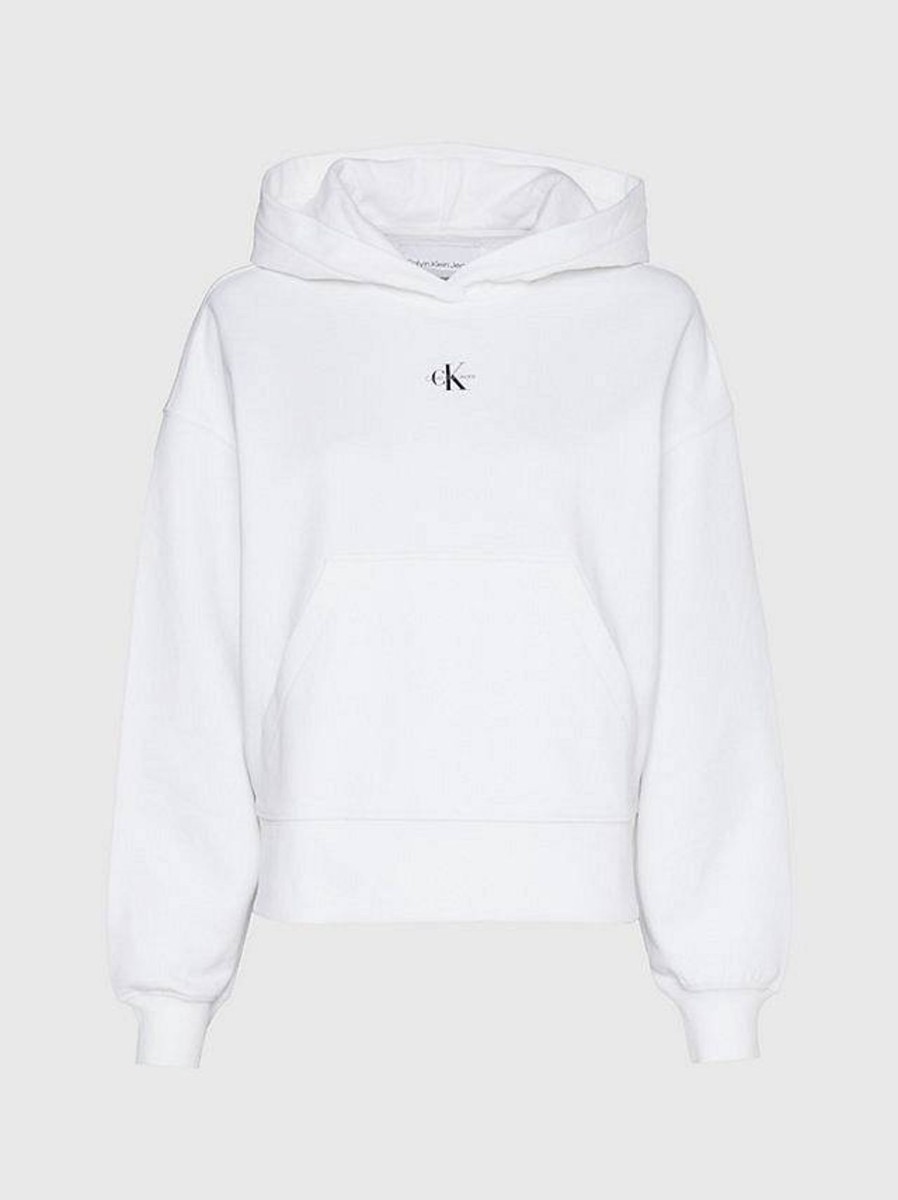 Donna CALVIN KLEIN JEANS Felpe | Micro Monologo Hoodie - Felpa Con Cappuccio