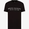 Uomo ARMANI EXCHANGE T-Shirts | T-Shirt Manica Corta Cotone Regular Fit