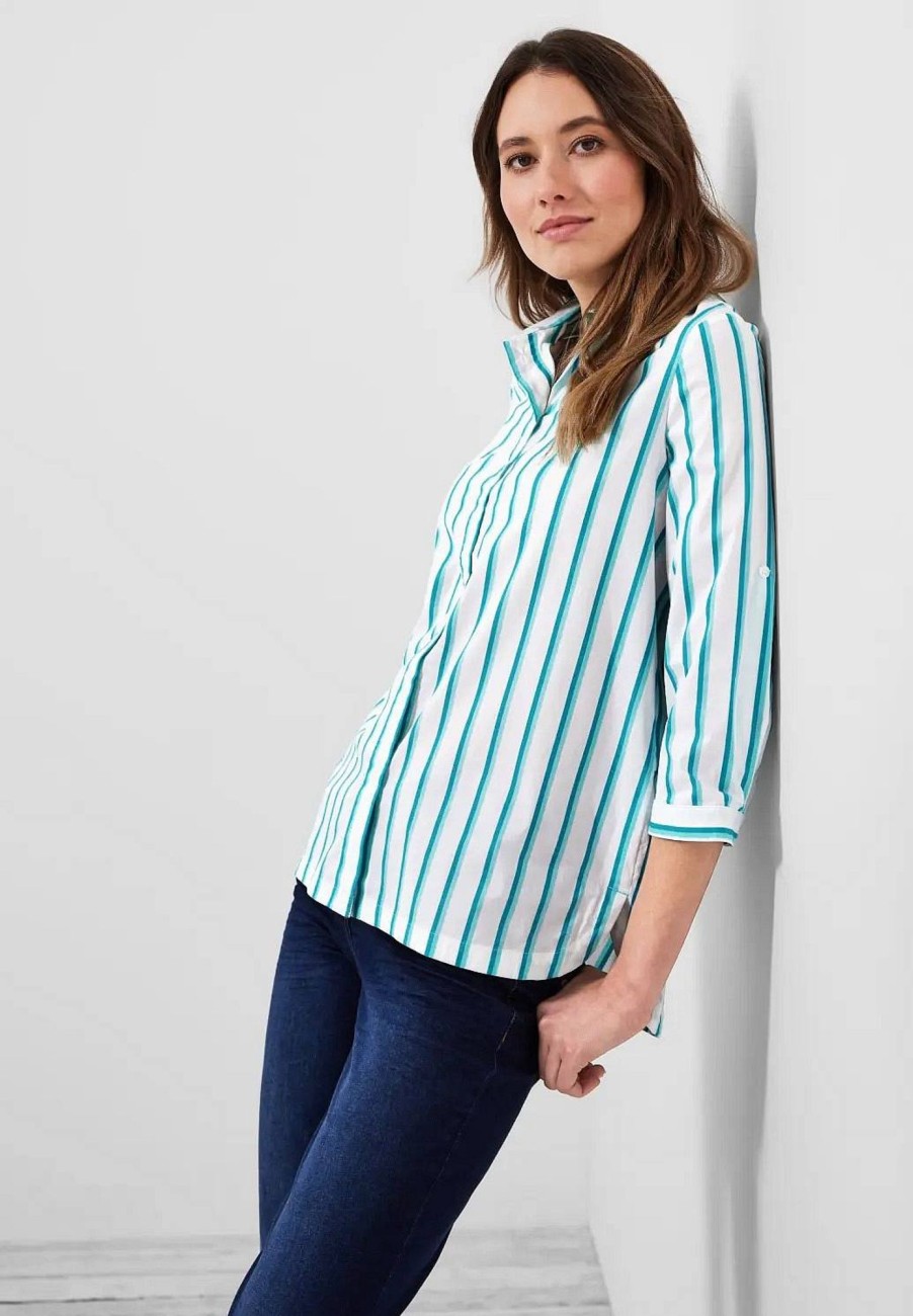 Donna CECIL Camicie | Multicolor Stripe Blouse - Camicia A Righe