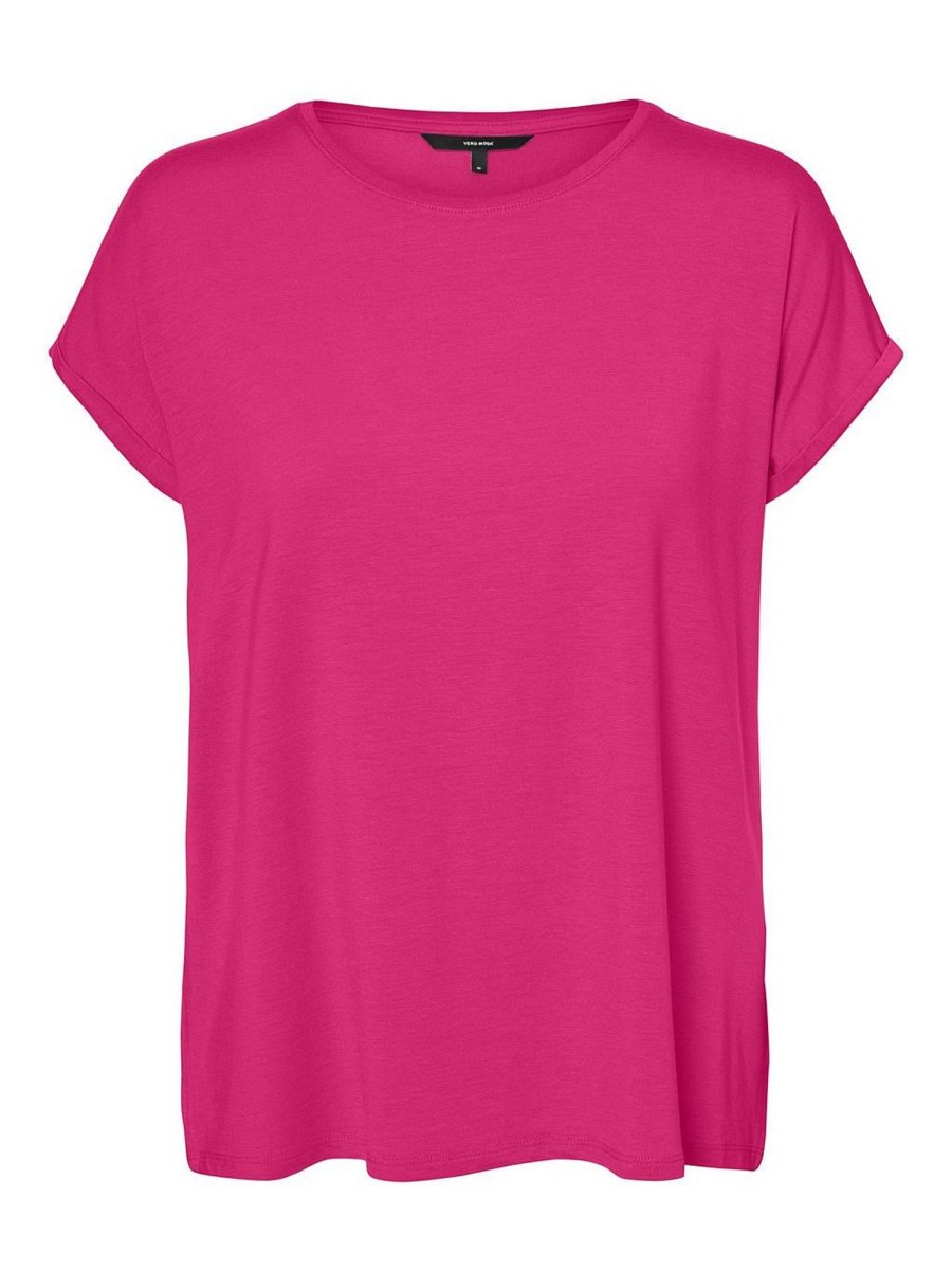 Donna VERO MODA T-Shirts | Vmava Plain Ss Top - T-Shirt