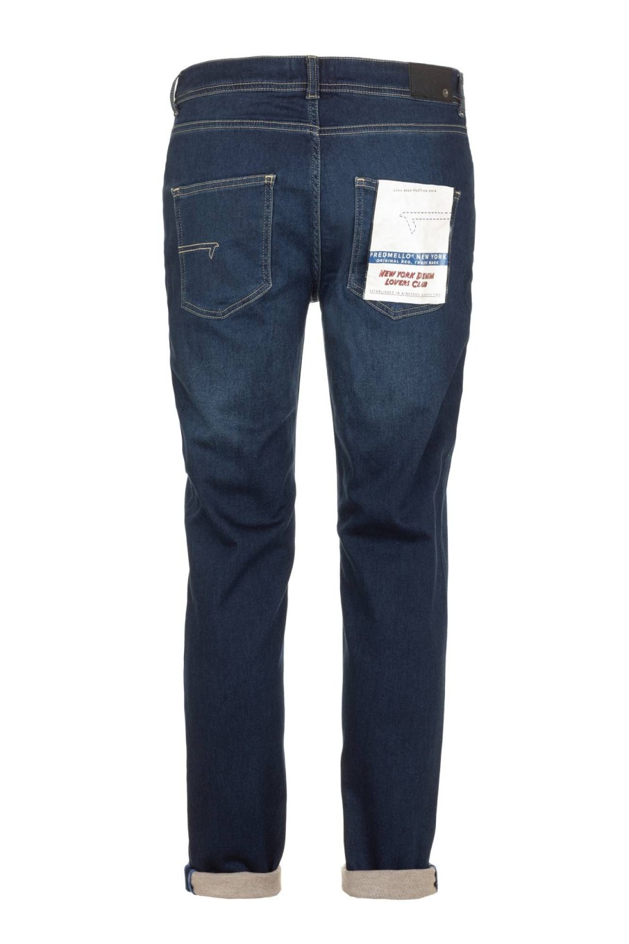 Uomo FRED MELLO Pantaloni | Pantalone In Felpa Effetto Denim